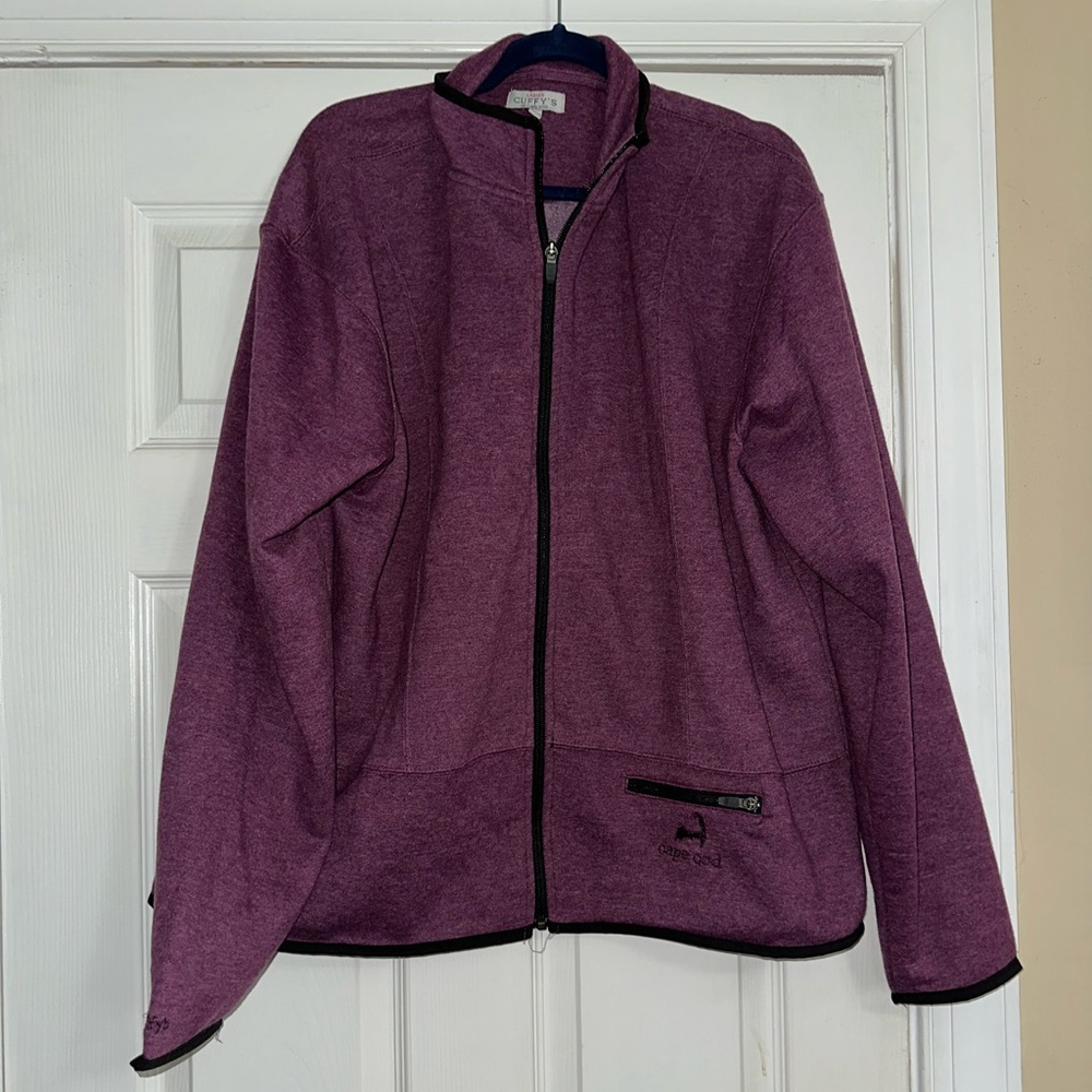 Ladies Cuffy’s of Cape Cod full zip sweatshirt size xl